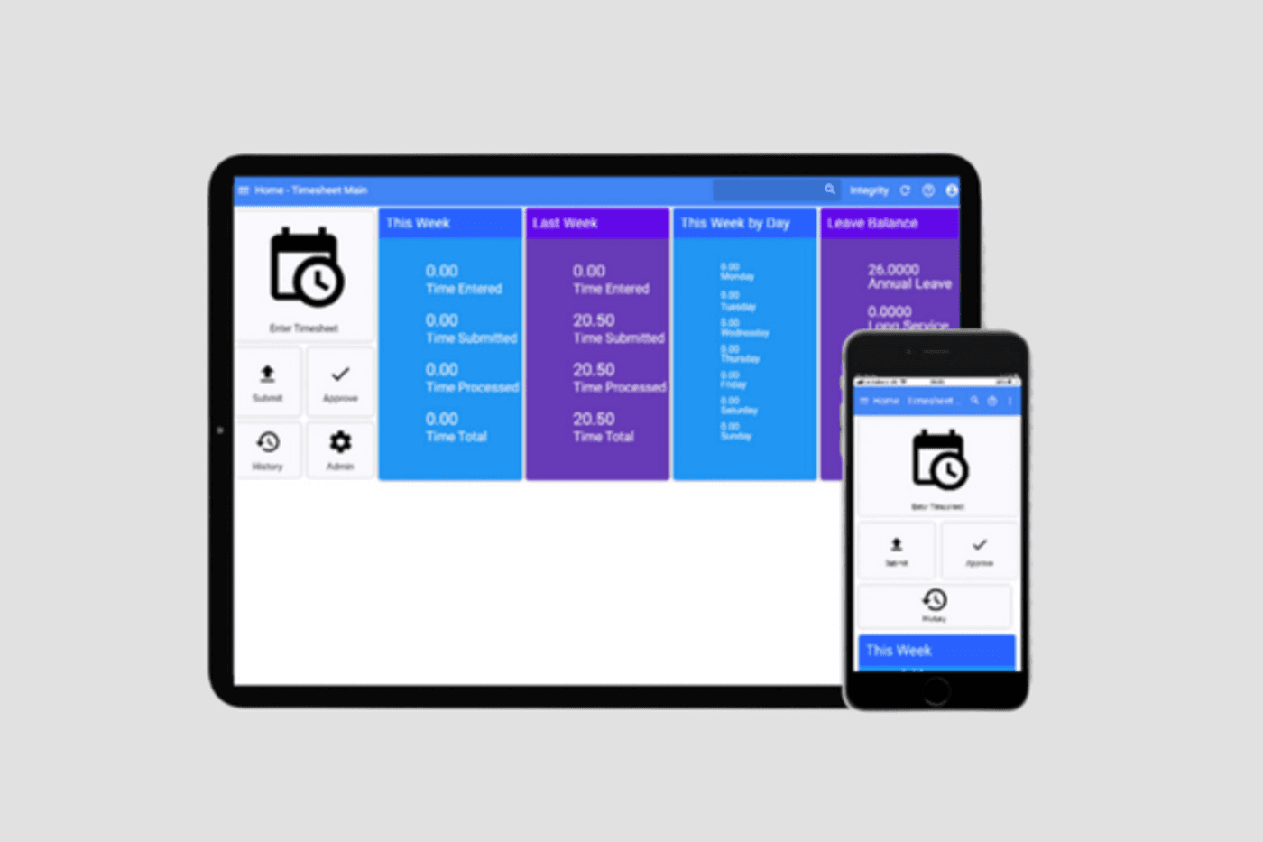 Mobile time-tracking with Time Portal